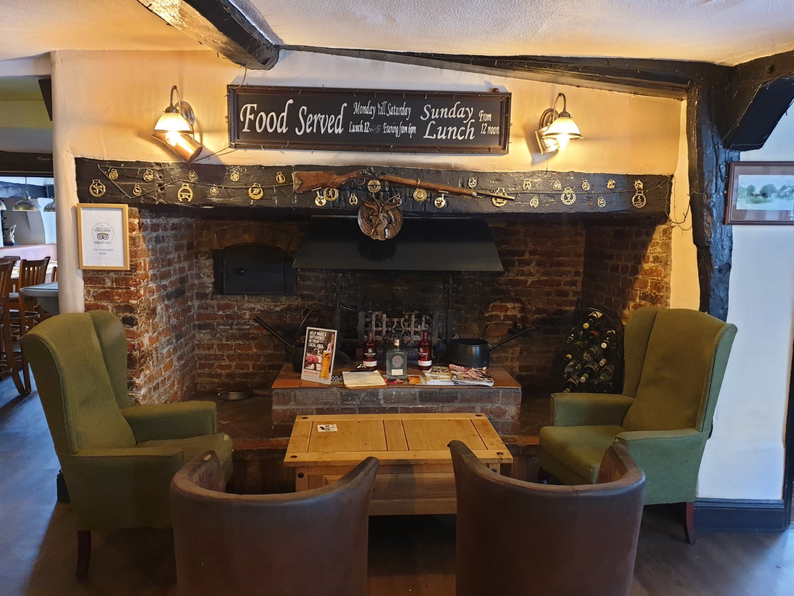 Inglenook fireplace