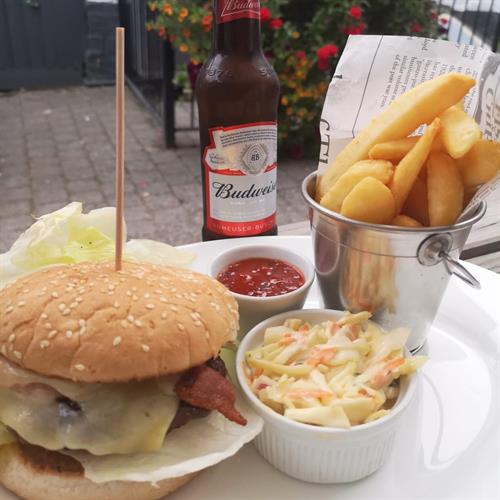 Burger and a Bud